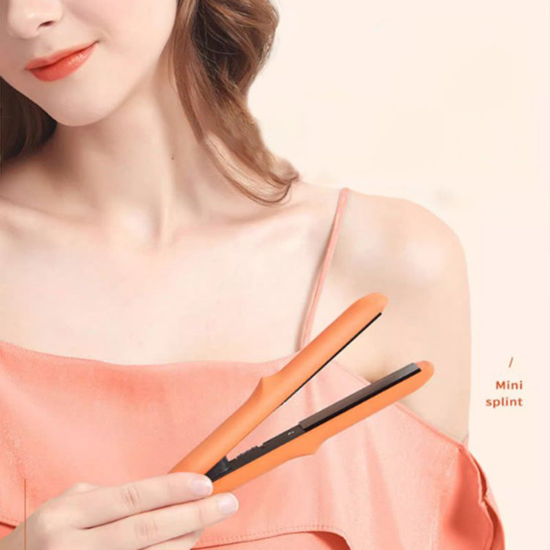 💟Μίνι βουρτσάκι για μπούκλες και σίδερο ισιώματος 2 σε 1 για ίσιωμα μαλλιών✨-GR