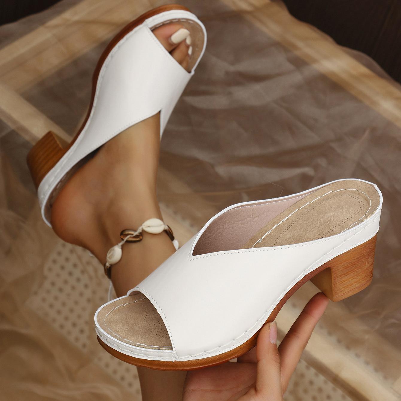 Moteriškos ortopedinės sandalės su blokiniu kulnu-LT