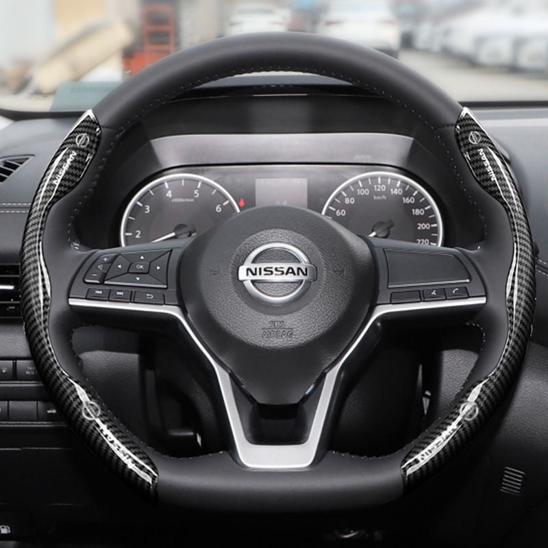 🔥Νέο κάλυμμα τιμονιού από ανθρακονήματα γενικής χρήσης (2 τεμάχια)❗Ταιριάζει σε όλα τα μοντέλα-GR