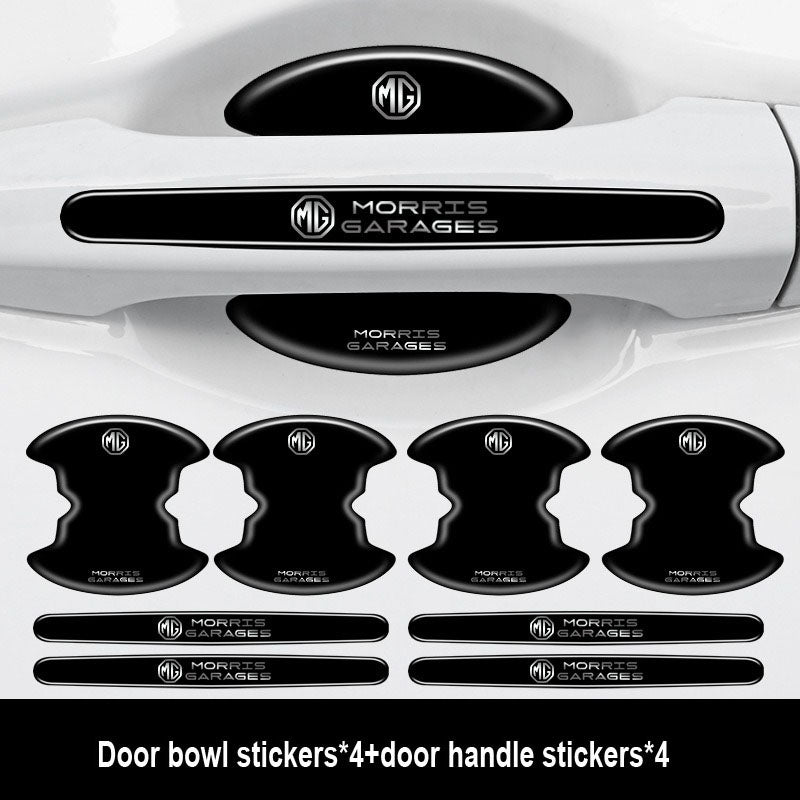 Sutirštinti automobilio durelių klijai su logotipu ✨8 vnt.✨--LT