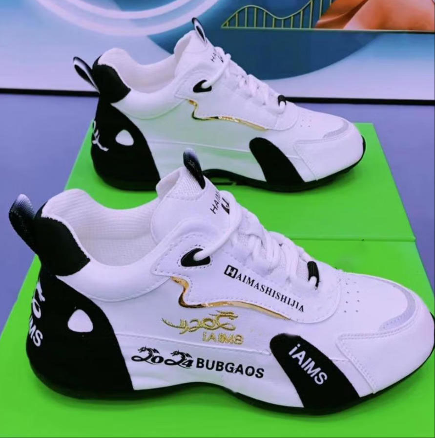 Μοντέρνα γυναικεία καθημερινά άνετα αθλητικά παπούτσια που αυξάνουν το ύψος-GR