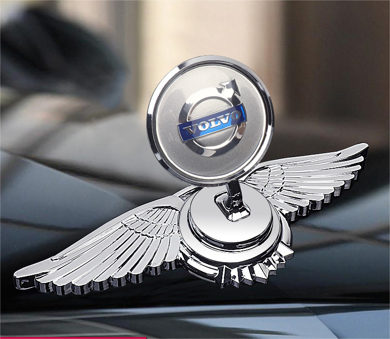 Logo na maskę samochodu z ozdobą