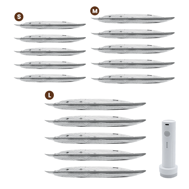 💪🌬️ Torby podróżne do przechowywania próżniowego i przenośny zestaw pompek 👕✨