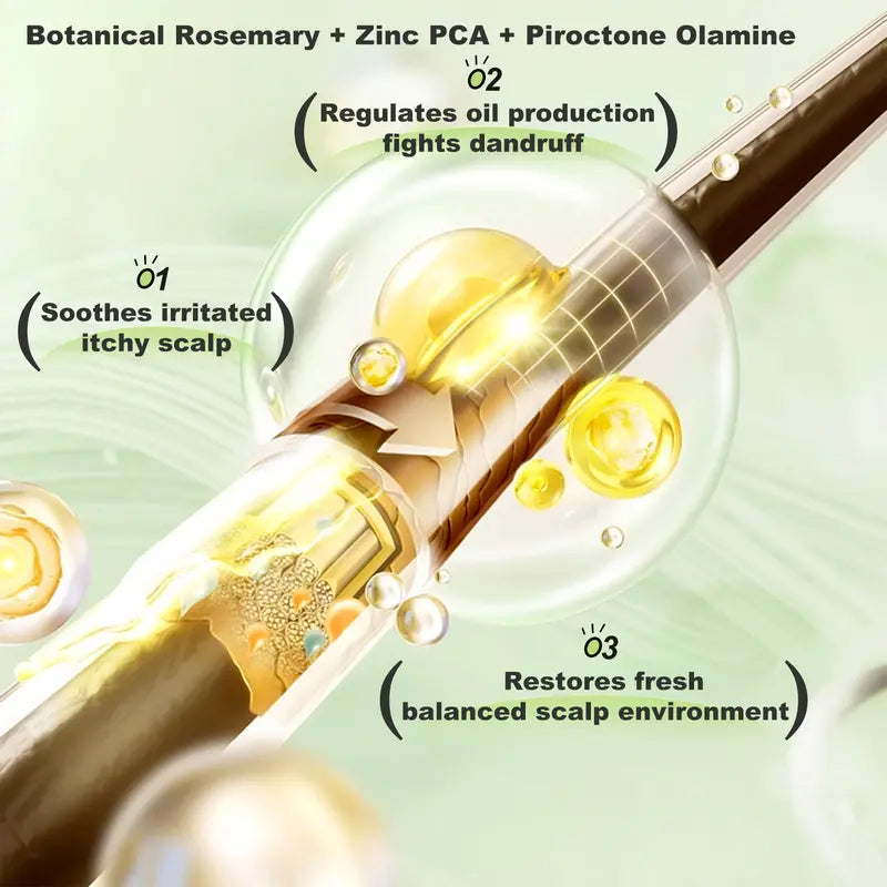 ✨Gaivinantis plaukų šampūnas, suteikiantis jiems glotnumo ir blizgesio-LT