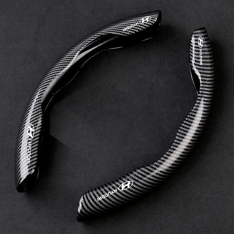 🔥Νέο κάλυμμα τιμονιού από ανθρακονήματα γενικής χρήσης (2 τεμάχια)❗Ταιριάζει σε όλα τα μοντέλα-GR