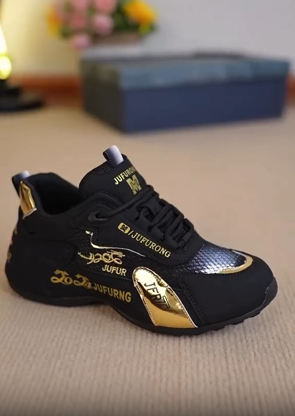 Madingi moteriški kasdieniai patogūs sportiniai bateliai, kurie padidina ūgį-LT