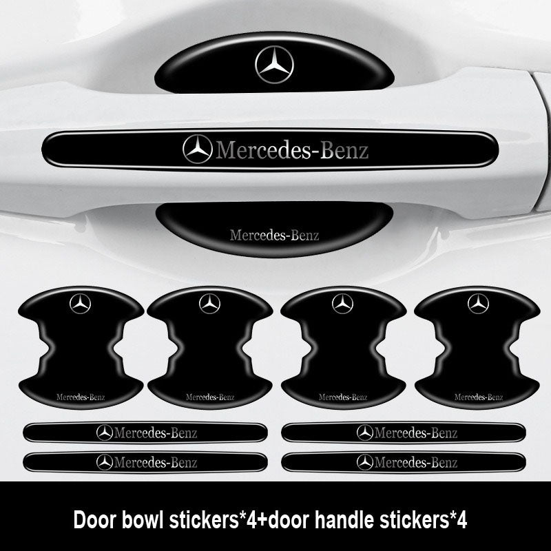 Sutirštinti automobilio durelių klijai su logotipu ✨8 vnt.✨--LT