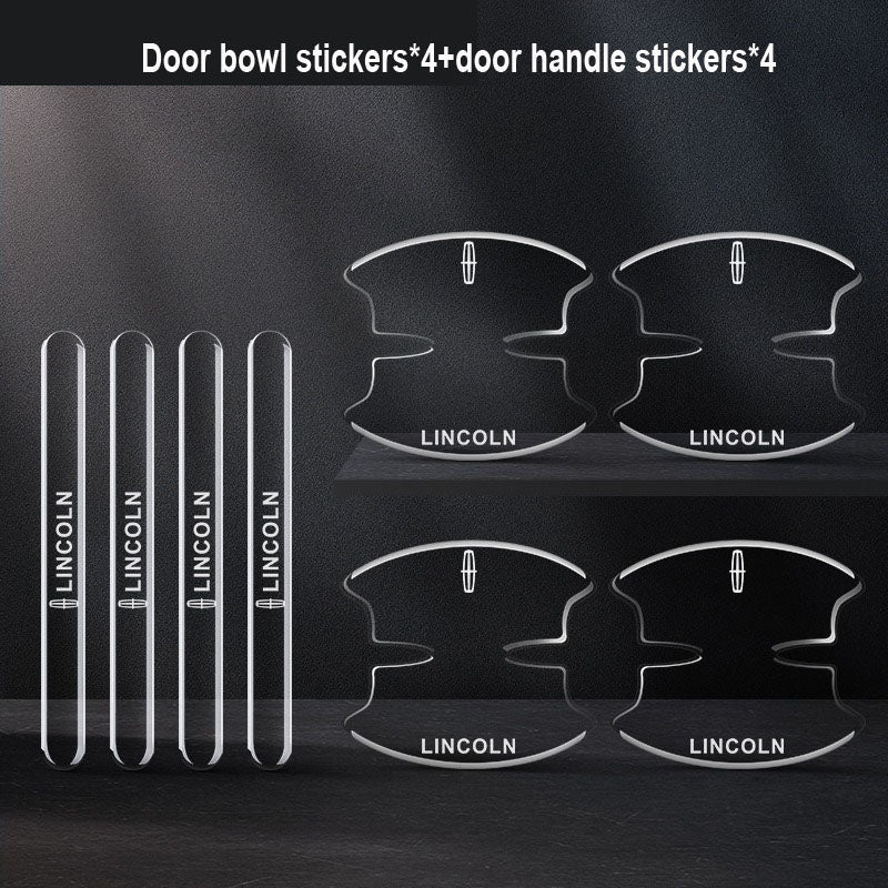 Sutirštinti automobilio durelių klijai su logotipu ✨8 vnt.✨--LT