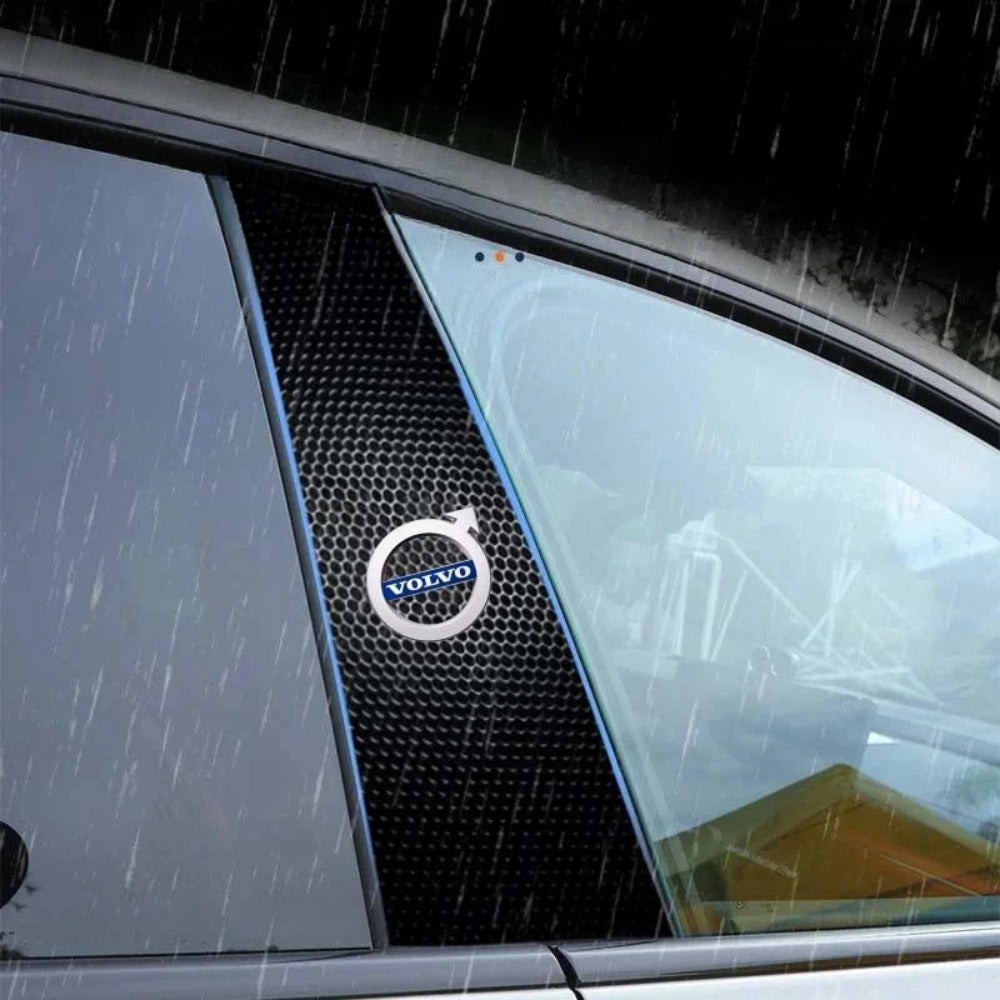 2x automobilio langų lipdukai su logotipu-LT