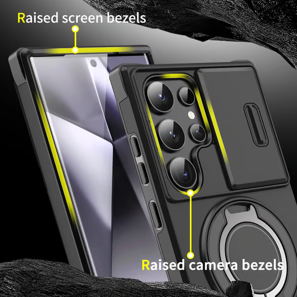 📱Etui z mierzalną, wysokiej jakości podpórką do Samsunga Galaxy S Series