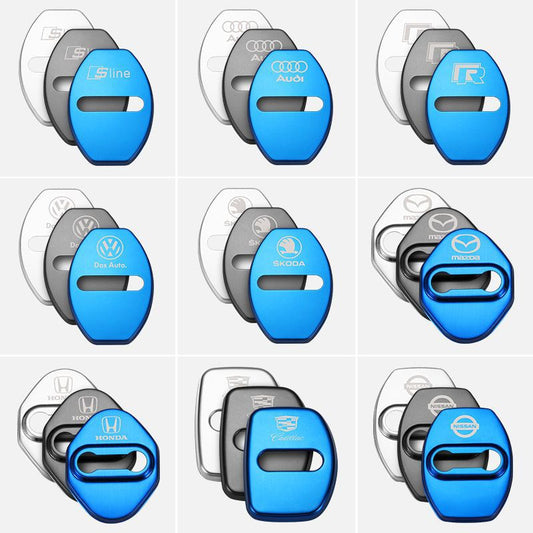 Προστατευτικό κάλυμμα σιλικόνης για μάνδαλο πόρτας αυτοκινήτου (4 τεμάχια)-GR