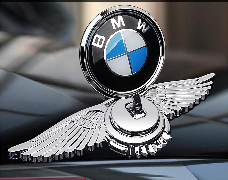 Logo na maskę samochodu z ozdobą