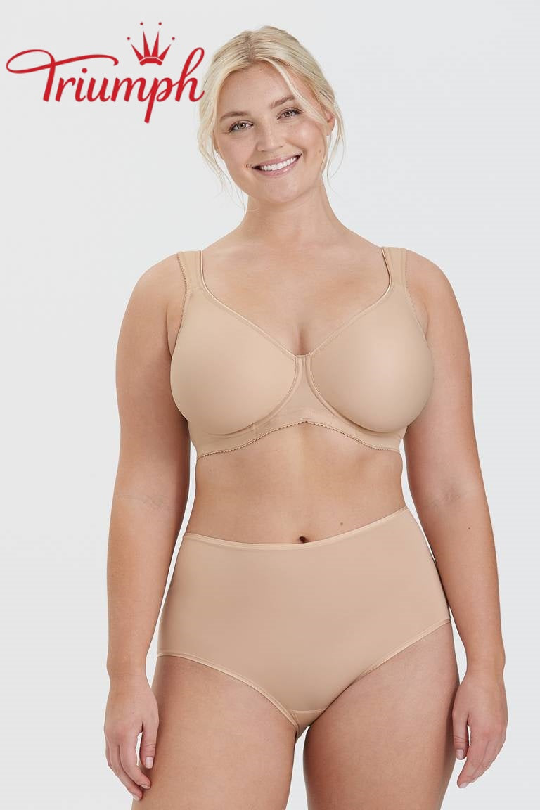 Triumph® 4 részes szett 🥰 A kényelmes melltartó tiszta pamutból készült, és nagyobb mellmérettel rendelkező nők számára alkalmas.