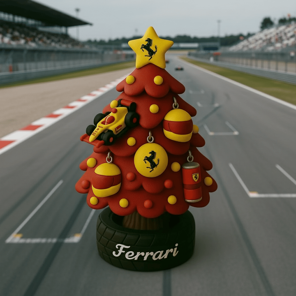 🎄🏎️ Miniaturowa choinka w stylu zespołu F1