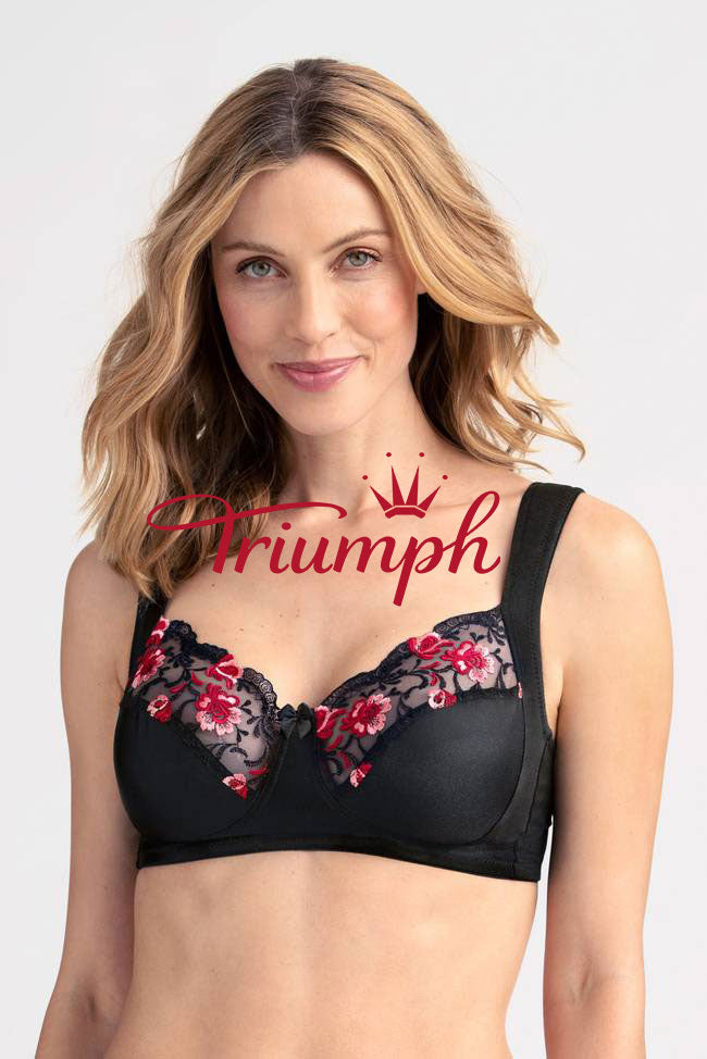 TRIUMPH - 3 SZT. (65A-120H) 💝 HAFTOWANE BIAŁE BIAŁE UBRANIA ✨