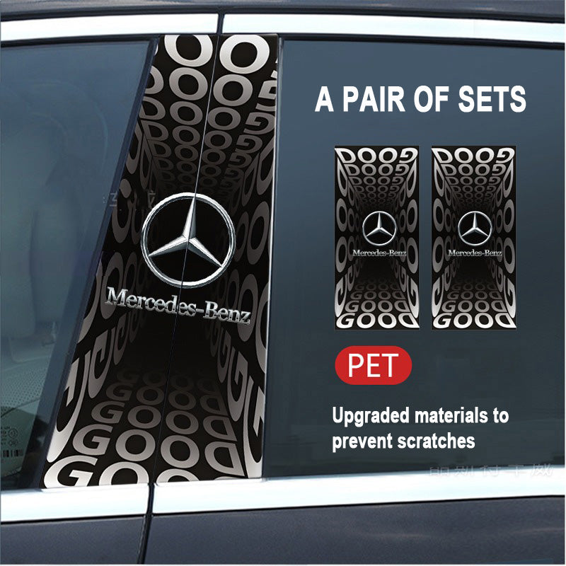 🔥Εκπτώσεις🔥Προστατευτική μεμβράνη HD για τροποποίηση κολόνας B αυτοκινήτου 2025 (2 τεμ.)-GR