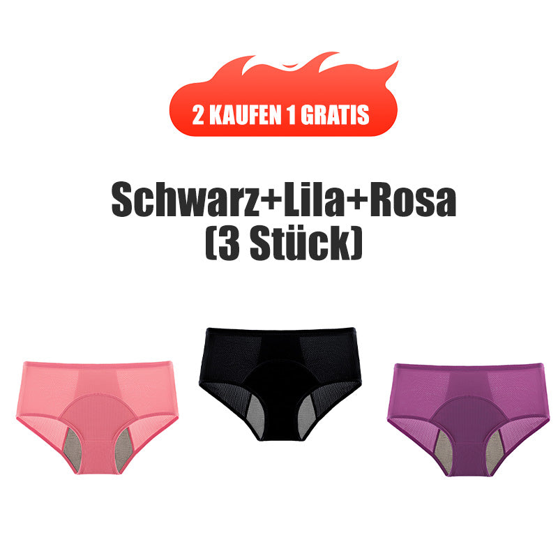 (L-8XL)🌸Kúpte 2 a získajte 1 zadarmo🔥Dámska spodná bielizeň s vysokým pásom a nepriepustnosťou👙-SK