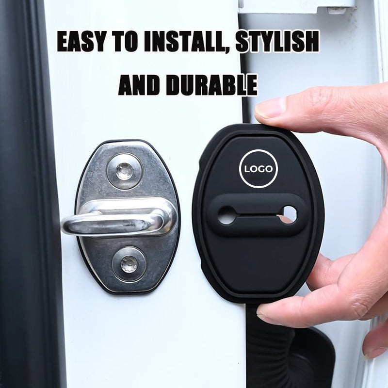 Προστατευτικό κάλυμμα σιλικόνης για μάνδαλο πόρτας αυτοκινήτου (4 τεμάχια)-GR