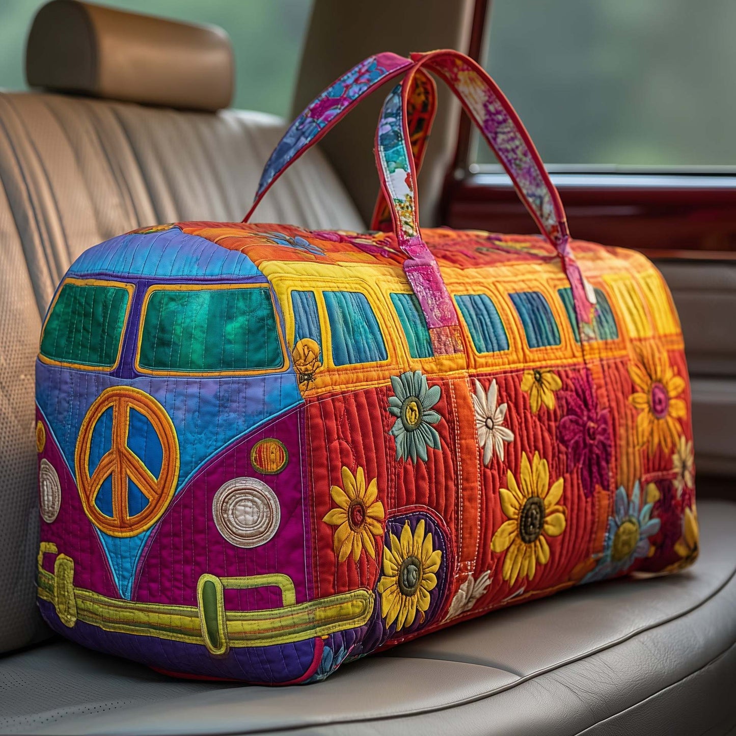 Torba podróżna Hippie Van Quilted