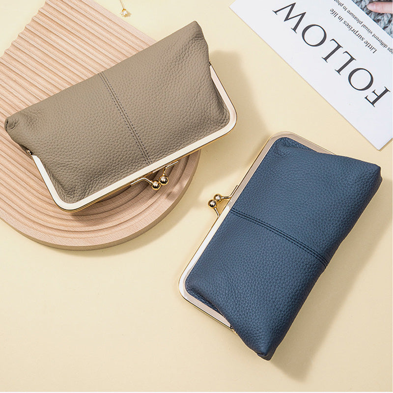 Μακρύ πορτοφόλι από γνήσιο δέρμα-GR