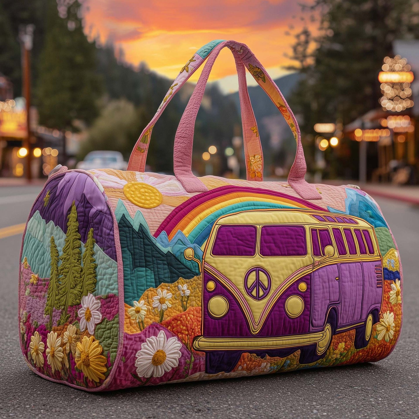 Torba podróżna Hippie Van Quilted