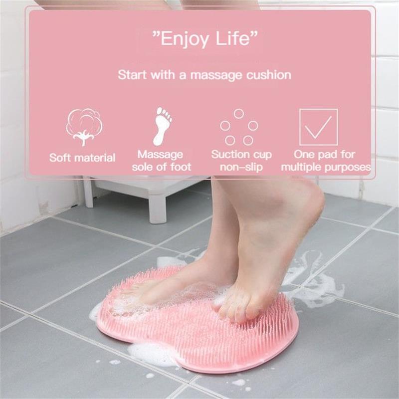 🚿🧼Poduszka do masażu stóp i pleców pod prysznicem