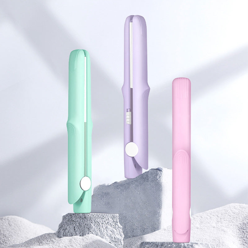 💟Mini garbanojimo šepetėlis ir 2 viename tiesintuvas plaukams tiesinti✨-LT