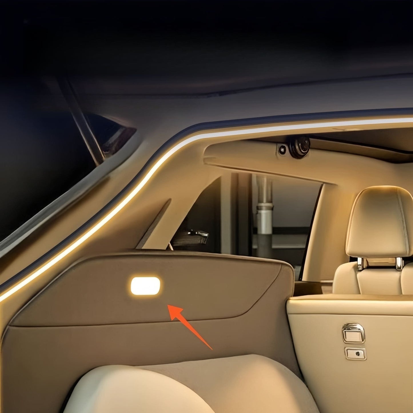 Dinamiška, tekanti šviesos juosta jūsų automobilio bagažinei-LT