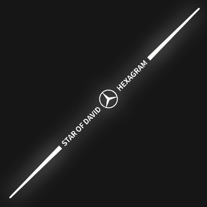 3D spalvoti lazeriu atspindintys automobilių lipdukai, 4 vnt.-LT