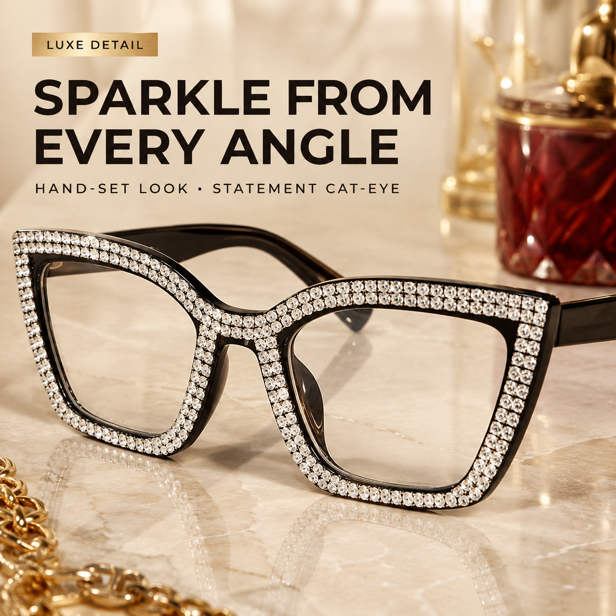 Okulary do czytania Cat Eye Anti-Blue Light