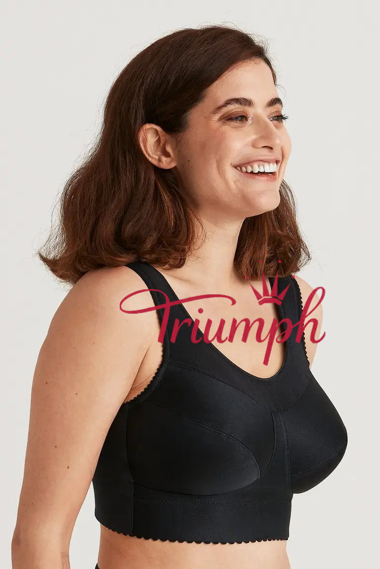 Triumph - 3 sztuki (75A-120F) 💝 Wygodny i miękki biustonosz o pełnym zakryciu