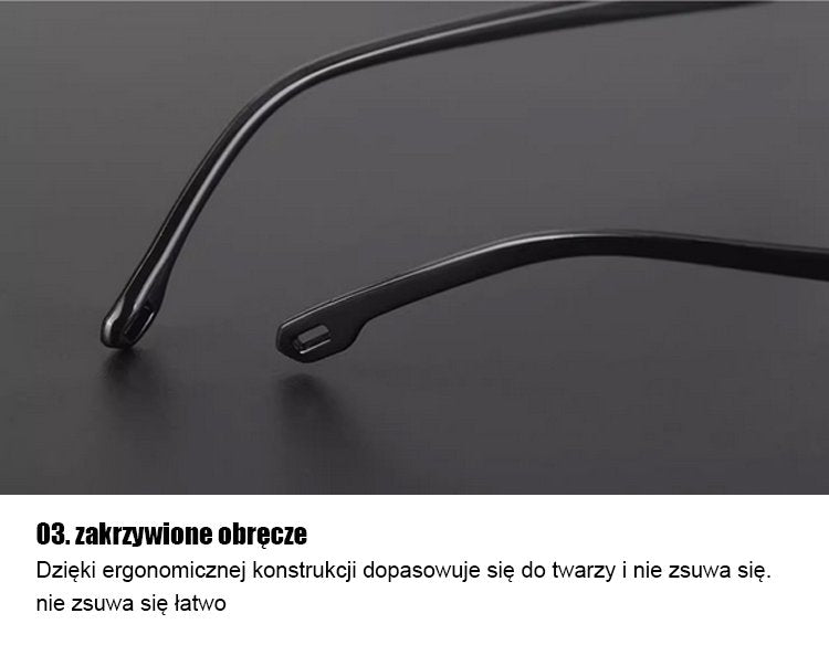 Zmieniające kolor okulary do czytania chroniące przed niebieskim światłem