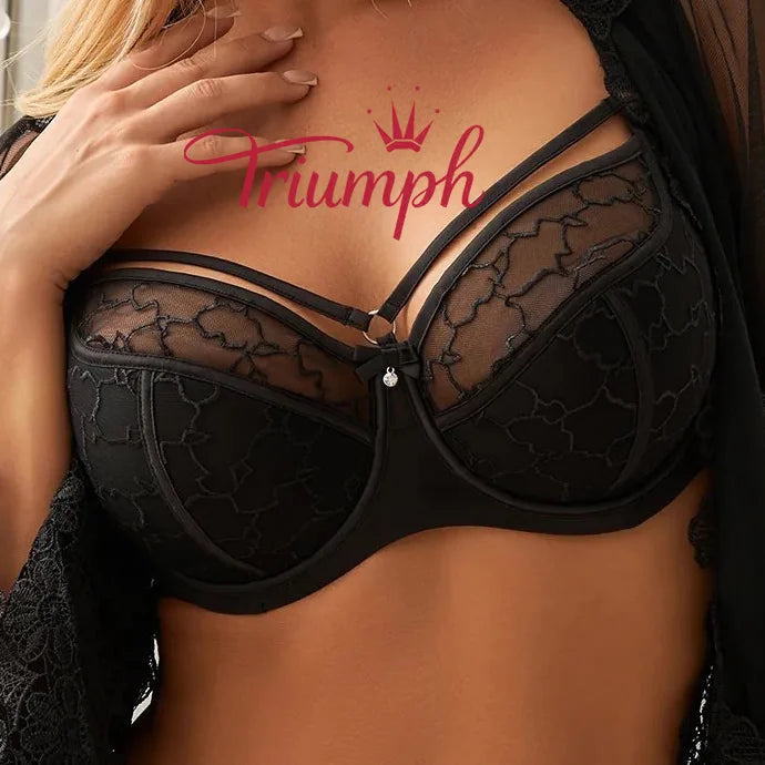 💖3-pak ✨Biustonosz Comfort Plus Size z ramiączkami