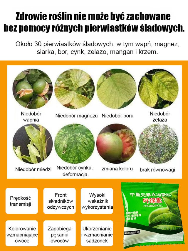 【Rozwój i zazielenienie】Wodorozpuszczalny nawóz chlorofilowy