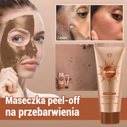【Głęboko oczyszczająca, niepodrażniająca】Maseczka peel-off wybielająca odpowiednia dla skóry wrażliw