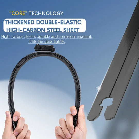 🌈 Αθόρυβες λεπίδες υαλοκαθαριστήρων από ανθρακονήματα χωρίς κόκαλα - Κάντε την οδήγησή σας κομψή, αθόρυβη και άνετη!-GR