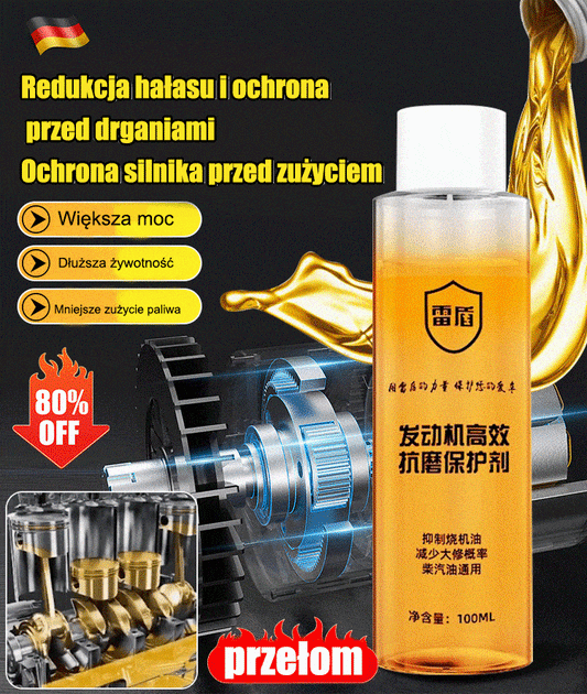 Wysokowydajny środek przeciwzużyciowy do silnika