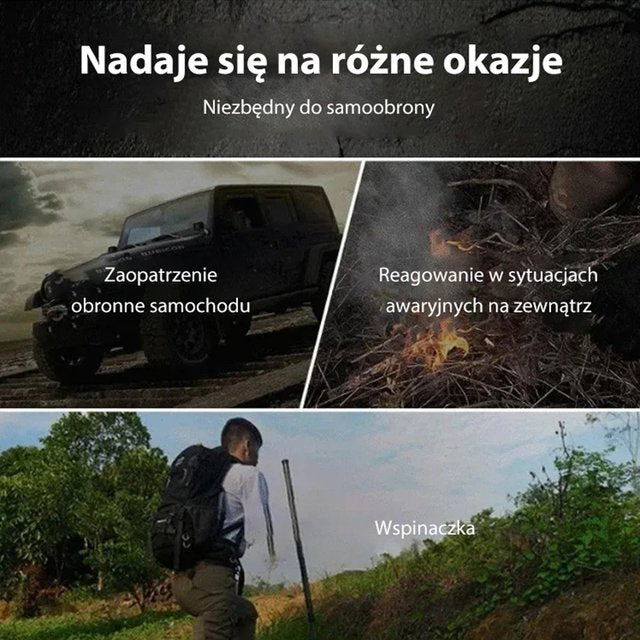 Awaryjne narzędzie sprężynowe do samochodów mini