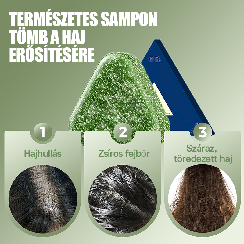 🌿 Natūralus šampūno batonėlis plaukų stiprinimui 🌱🥰-LT