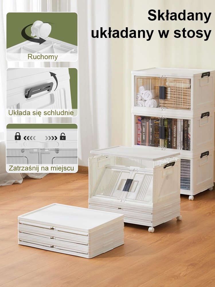 Składana szafa do przechowywania bez montażu