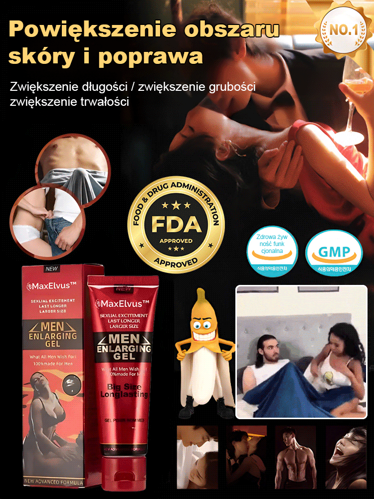 Wzrost o 7 cm w 7 dni Całkowicie naturalny krem powiększający dla mężczyzn