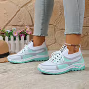 Damskie oddychające, siateczkowe tenisówki gradientowe