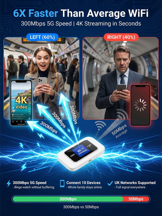 Nowa generacja szybkiego przenośnego WiFi