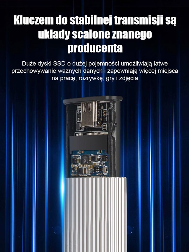 16TB Duża Pojemność Przenośny Mini Dysk SSD Type-C