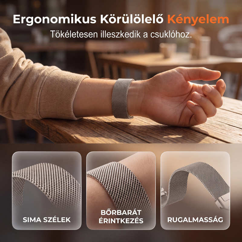 ⌚Pasek do zegarka z siatki ze stali nierdzewnej – do zegarka Apple Watch
