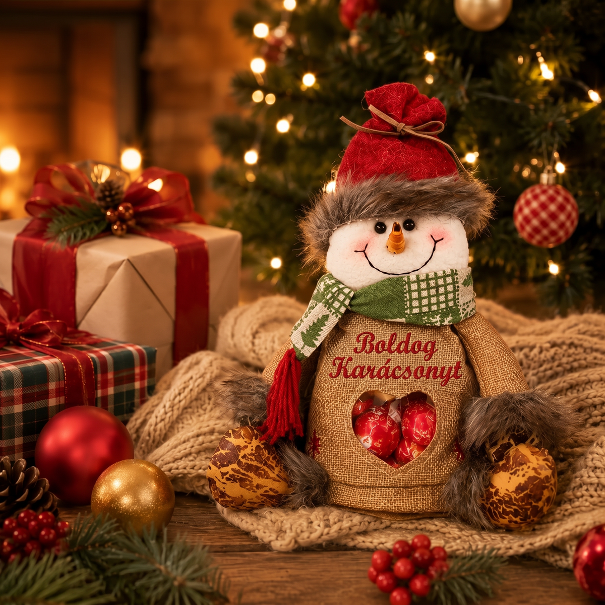 🎄🎁 49% ZNIŻKI – ostatni dzień! Świąteczne torebki prezentowe z suwakiem – Opakowanie świąteczne 🎅✨