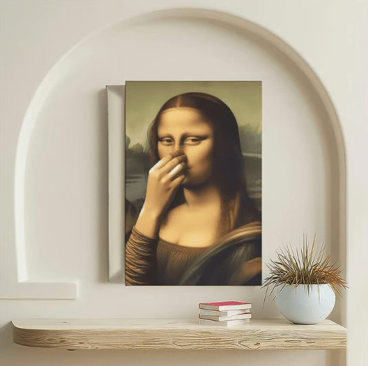 🔥Specjalna cena 9,99 USD dzisiaj!!!🎁🎨🧻Zabawna sztuka łazienkowa bez ramy – dodaj trochę świątecznego śmiechu! 😂