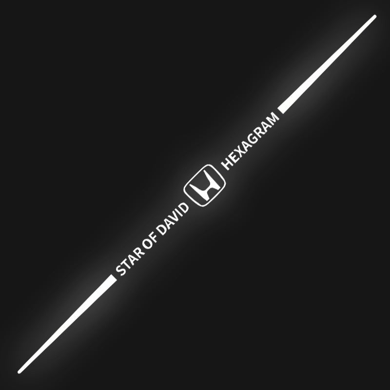 3D spalvoti lazeriu atspindintys automobilių lipdukai, 4 vnt.-LT