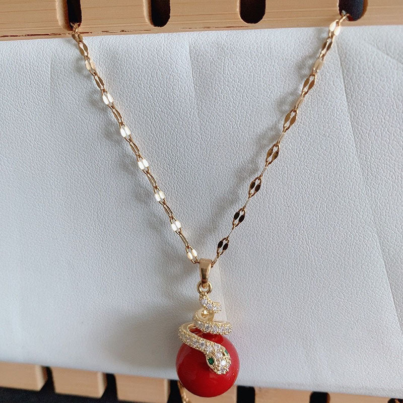 🐍Specialus Naujųjų metų pasiūlymas🎀 Auskarai iš perlų gyvatės-LT