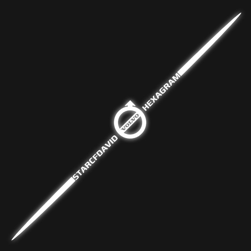 3D spalvoti lazeriu atspindintys automobilių lipdukai, 4 vnt.-LT